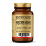 Solgar Deglycyrrhised Licorice Root Extract Vegicaps 60 by Solgar Natural Remedies — back view showing ingredients and product details, studio product photo on white background