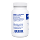 Pure Encapsulations l-Tyrosine 500mg by Pure Encapsulations Natural Remedies — back view showing ingredients and product details, studio product photo on white background