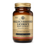 Solgar Deglycyrrhised Licorice Root Extract Vegicaps 60 by Solgar Natural Remedies — front view showing product label and branding, studio product photo on white background