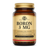 Solgar Boron 3 mg by Solgar Natural Remedies — front view showing product label and branding, studio product photo on white background