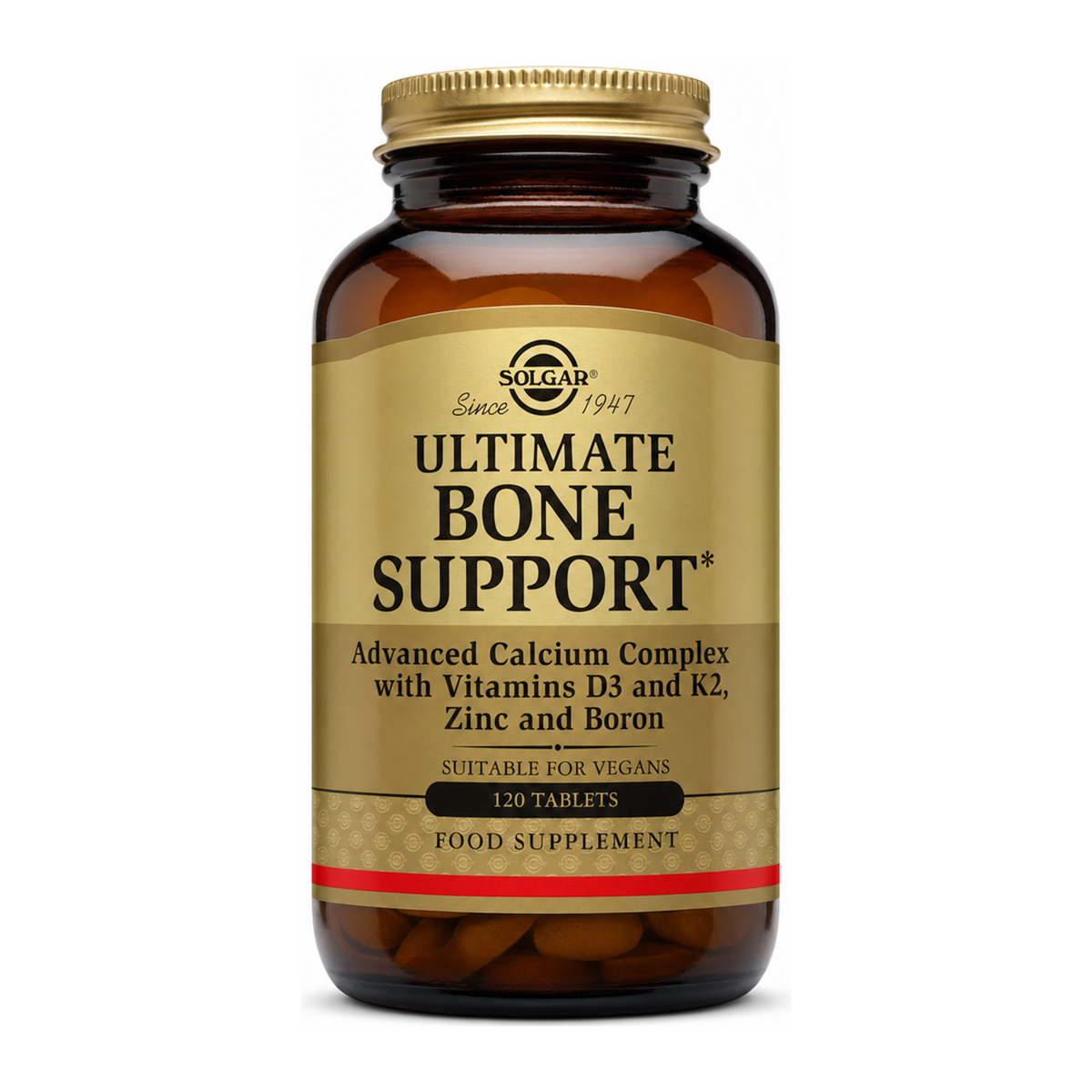 Solgar Ultimate Bone Support by Solgar Natural Remedies — front view showing product label and branding, studio product photo on white background