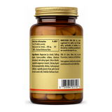 Solgar Magnesium Citrate by Solgar Natural Remedies — back view showing ingredients and product details, studio product photo on white background