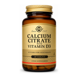Solgar Calcium Citrate with Vitamin D3 by Solgar Natural Remedies — front view showing product label and branding, studio product photo on white background