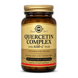 Solgar Quercetin Complex with Ester-C Plus by Solgar Natural Remedies — front view showing product label and branding, studio product photo on white background