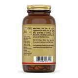 Solgar Magnesium Citrate by Solgar Natural Remedies — back view showing ingredients and product details, studio product photo on white background
