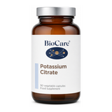 Biocare Potassium Citrate 90 capsules by BioCare Natural Remedies — front view showing product label and branding, studio product photo on white background