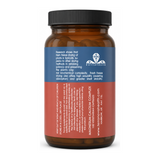 Terranova Magnesium Calcium Complex by Terranova Natural Remedies — back view showing ingredients and product details, studio product photo on white background