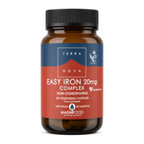 Terranova Easy Iron 20mg Complex by Terranova Natural Remedies — front view showing product label and branding, studio product photo on white background