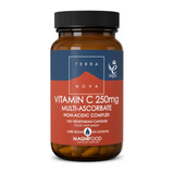 Terranova Vitamin C 250mg Multi-Ascorbate Complex by Terranova Natural Remedies — front view showing product label and branding, studio product photo on white background