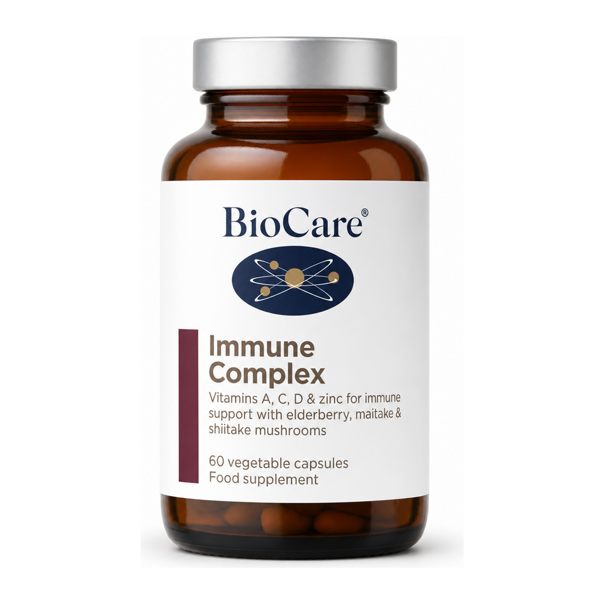 Biocare Immune Complex by BioCare Natural Remedies — front view showing product label and branding, studio product photo on white background