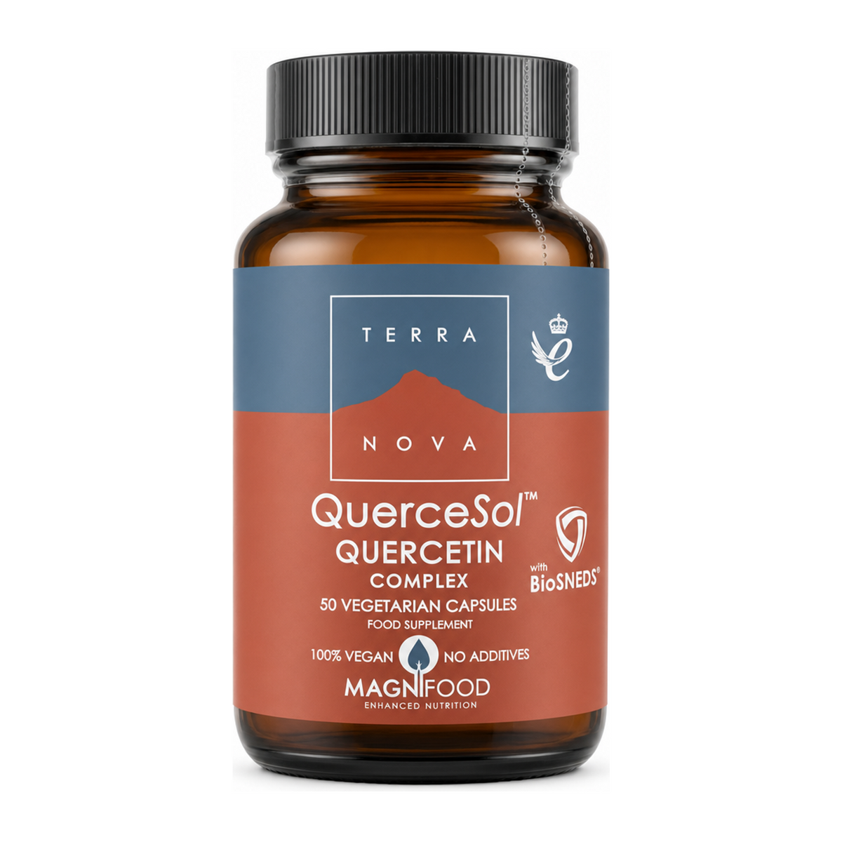 Terranova NextGen QuerceSol™ Quercetin Complex by Terranova Natural Remedies — front view showing product label and branding, studio product photo on white background