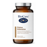 Biocare Osteo Intensive Powder 135g by BioCare Natural Remedies — front view showing product label and branding, studio product photo on white background