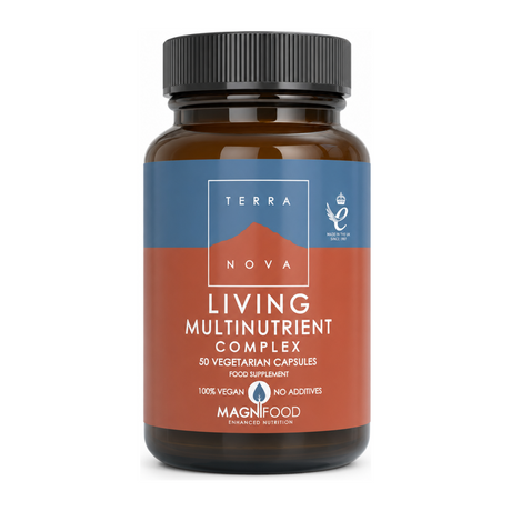 Terranova Living Multinutrient Complex by Terranova Natural Remedies — front view showing product label and branding, studio product photo on white background