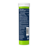 Higher Nature Fizzy C Effervescent Vitamin C 20 Tablets by Higher Nature Natural Remedies — back view showing ingredients and product details, studio product photo on white background