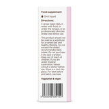 Biocare Nutrisorb Liquid Methyl B Complex by BioCare Natural Remedies — back view showing ingredients and product details, studio product photo on white background