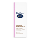 Biocare Nutrisorb BioMulsion D by BioCare Natural Remedies — front view showing product label and branding, studio product photo on white background