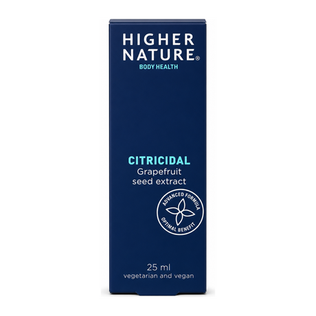 Higher Nature Citricidal by Higher Nature Natural Remedies — front view showing product label and branding, studio product photo on white background