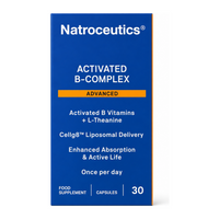 Natroceutics Activated B-Complex 30 caps by Natroceutics — front view showing product label and branding, studio product photo on white background
