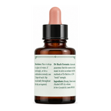 Dr Bach Crab Apple Bach Flower Remedy by Ainsworths Natural Remedies — back view showing ingredients and product details, studio product photo on white background