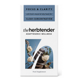 The Herbtender Focus & Clarity - Clear Concentration by The Herbtender Natural Remedies — front view showing product label and branding, studio product photo on white background