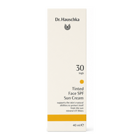 Dr. Hauschka Tinted Face Sun Cream SPF 30 by Dr. Hauschka Natural Beauty — front view showing product label and branding, studio product photo on white background