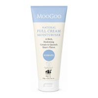 MooGoo Natural Full Cream Moisturiser by MooGoo Natural Beauty — front view showing product label and branding, studio product photo on white background
