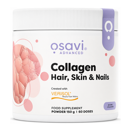 Osavi Advanced Collagen Hair, Skin & Nails by Osavi Natural Remedies — front view showing product label and branding, studio product photo on white background