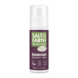 Salt Of the Earth Clary Sage Mint DeoSpray by Salt Of The Earth Personal Care — front view showing product label and branding, studio product photo on white background