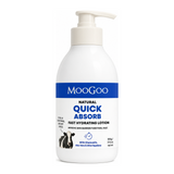 MooGoo Natural Fast Hydrating Lotion by MooGoo Natural Beauty — front view showing product label and branding, studio product photo on white background