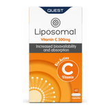 Quest Liposomal Vitamin C 500mg 60 caps by Quest — front view showing product label and branding, studio product photo on white background