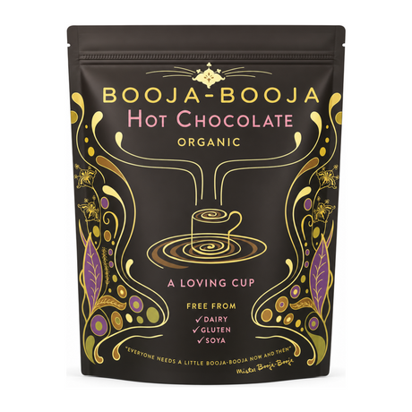 Booja-Booja Hot Chocolate by Booja-Booja Food & Drinks — front view showing product label and branding, studio product photo on white background