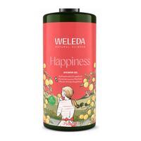 Weleda Happiness Shower Gel Grapefruit by Weleda Personal Care — front view showing product label and branding, studio product photo on white background