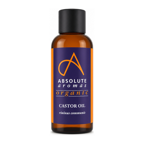 Absolute Aromas Organic Castor Oil 100ml by Absolute Aromas — front view showing product label and branding, studio product photo on white background