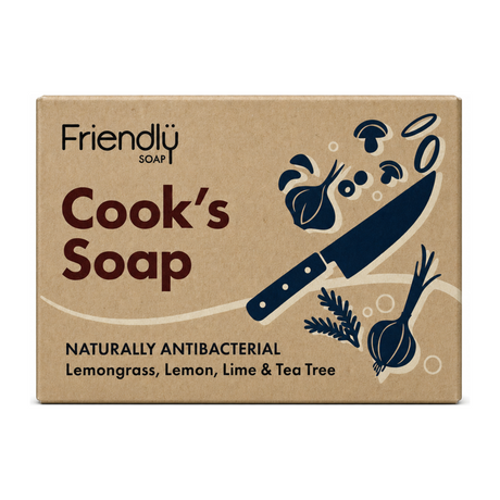 Friendly Soap Cook's Soap by Friendly Soap Personal Care — front view showing product label and branding, studio product photo on white background