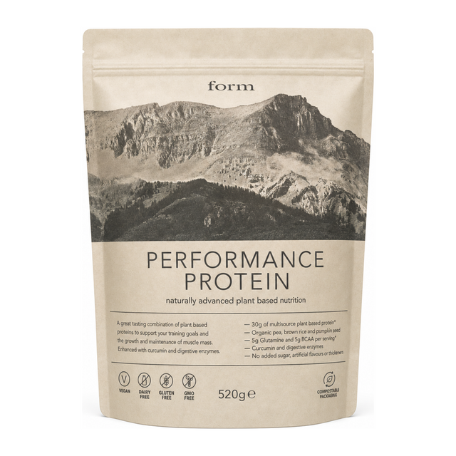 Form Nutrition Performance Protein - Tiramisu 520g by Form Sports Nutrition — front view showing product label and branding, studio product photo on white background