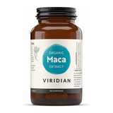 Viridian Organic Maca Extract 60 caps by Viridian Natural Remedies — front view showing product label and branding, studio product photo on white background