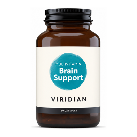 Viridian Brain Support Multi by Viridian Natural Remedies — front view showing product label and branding, studio product photo on white background