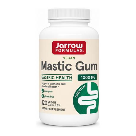 Jarrow Formulas Vegan Mastic Gum by Jarrow Formulas — front view showing product label and branding, studio product photo on white background
