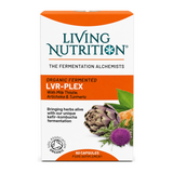 Living Nutrition Organic Fermented LVR-Plex by Living Nutrition Natural Remedies — front view showing product label and branding, studio product photo on white background
