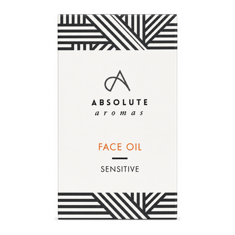 Absolute Aromas Sensitive Face Oil by Absolute Aromas Natural Beauty — front view showing product label and branding, studio product photo on white background