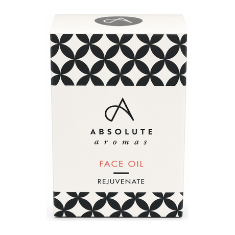 Absolute Aromas Rejuvenate Face Oil by Absolute Aromas Natural Beauty — front view showing product label and branding, studio product photo on white background