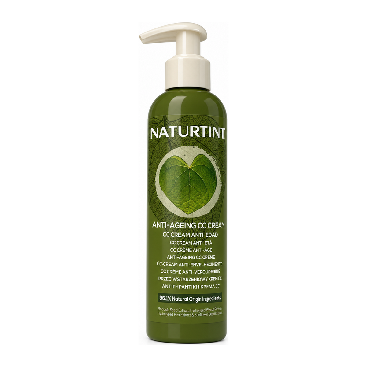 Naturtint Anti-Ageing CC Cream by Naturtint Natural Beauty — front view showing product label and branding, studio product photo on white background