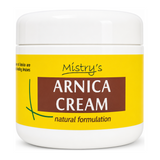 Mistry's Arnica Cream by Mistry's Natural Remedies — front view showing product label and branding, studio product photo on white background