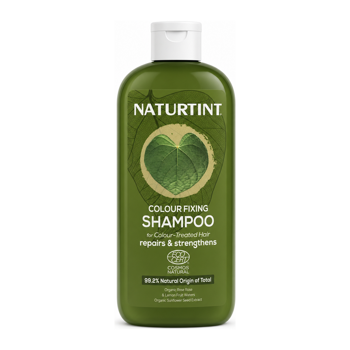Naturtint Colour Fixing Shampoo by Naturtint Natural Beauty — front view showing product label and branding, studio product photo on white background