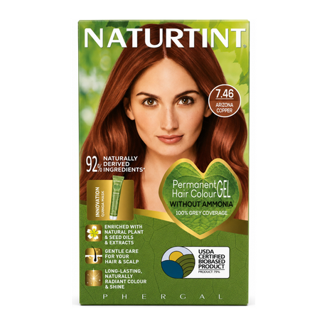 Naturtint Permanent Hair Colorant Arizona Copper 170ml by Naturtint Personal Care — front view showing product label and branding, studio product photo on white background