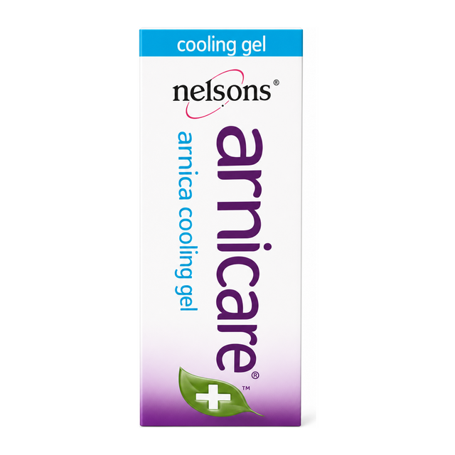 Nelsons Arnicare Arnica Cooling Gel by Nelsons Natural Remedies — front view showing product label and branding, studio product photo on white background