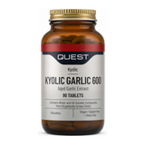 Quest KYOLIC GARLIC 600mg (50% EXTRA FREE) by Quest Natural Remedies — front view showing product label and branding, studio product photo on white background
