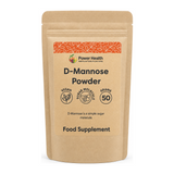 Power Health D-Mannose Powder by Power Health Natural Remedies — front view showing product label and branding, studio product photo on white background