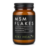 KIKI Health MSM Flakes by KIKI Health Natural Remedies — front view showing product label and branding, studio product photo on white background