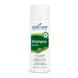 Salcura Omega Rich Shampoo by Salcura Natural Beauty — front view showing product label and branding, studio product photo on white background